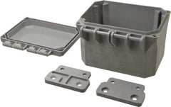 Thomas & Betts - Polycarbonate Standard Enclosure Hinge Flat Cover - NEMA 1, 2, 3, 4, 12, 3S, 3SX, 3X, 4X, x x - Exact Industrial Supply