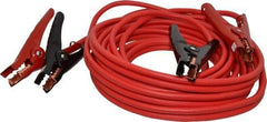 Southwire - 25 Ft. Long, 250 Amperage Rating, Insulated No Shock Sidekick Clamp - Red, 4 Wire Guage - Exact Industrial Supply