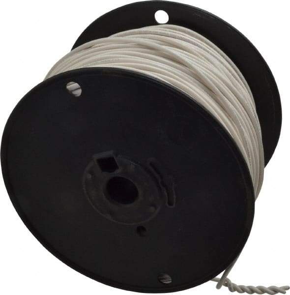 Southwire - 16 AWG, 26 Strand, White Machine Tool Wire - PVC, Acid, Moisture and Oil Resistant, 500 Ft. Long - Exact Industrial Supply