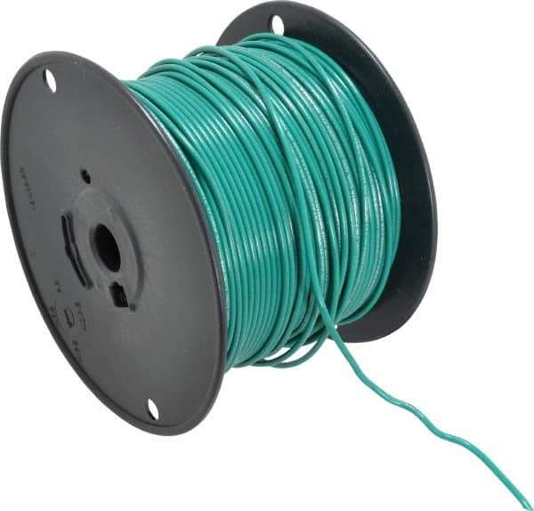 Southwire - 16 AWG, 26 Strand, Green Machine Tool Wire - PVC, Acid, Moisture and Oil Resistant, 500 Ft. Long - Exact Industrial Supply