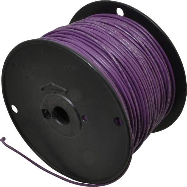 Southwire - 16 AWG, 26 Strand, Purple Machine Tool Wire - PVC, Acid, Moisture and Oil Resistant, 500 Ft. Long - Exact Industrial Supply