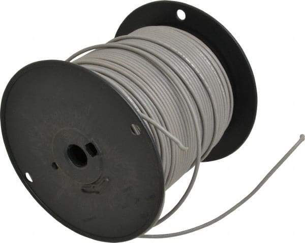 Southwire - 14 AWG, 41 Strand, Gray Machine Tool Wire - PVC, Acid, Moisture and Oil Resistant, 500 Ft. Long - Exact Industrial Supply