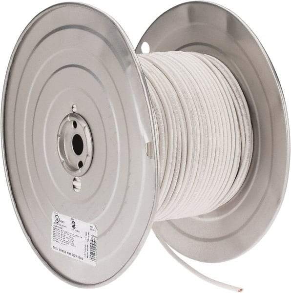 Southwire - 10 AWG, 105 Strand, White Machine Tool Wire - PVC, Acid, Moisture and Oil Resistant, 500 Ft. Long - Exact Industrial Supply