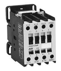 Springer - 3 Pole, 208 Coil VAC, Nonreversible Open Enclosure IEC Contactor - 1 Phase hp: 5 at 115 V, 7.5 at 230 V, 3 Phase hp: 15 at 200 V, 15 at 230 V, 40 at 460 V, 40 at 575 V, 50 Amp Inductive Load Rating, CSA, UL Listed - Exact Industrial Supply