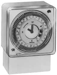 Intermatic - 7 Day Indoor Analog Electrical Timer - 24/120/240 VAC, 50/60 Hz, - Exact Industrial Supply