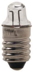 Value Collection - 0.5625 Watt, 2.25 Volt, Incandescent Miniature & Specialty TL3 Lamp - Miniature Screw Base, 0.01 to 0.999 Equivalent Range, Warm (1,000 to 3,000), Dimmable, 1" OAL - Exact Industrial Supply