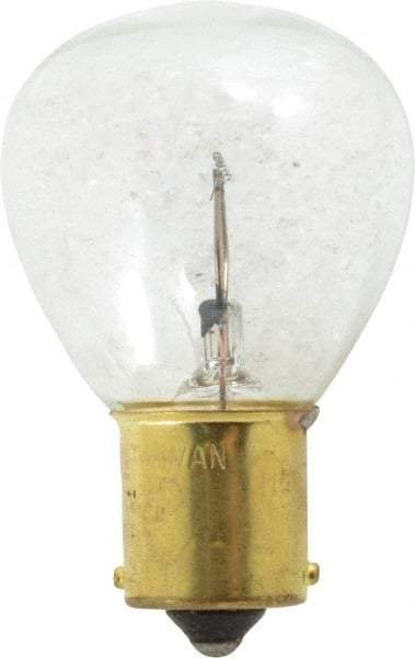 Value Collection - 24.242 Watt, 6.2 Volt, Incandescent Miniature & Specialty RP11 Lamp - Bayonet Base, 5 to 49 Equivalent Range, Warm (1,000 to 3,000), Dimmable, 2-1/4" OAL - Exact Industrial Supply