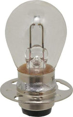 Value Collection - 18 Watt, 6.5 Volt, Incandescent Miniature & Specialty S8 Lamp - Double Contact Prefocus Base, 5 to 49 Equivalent Range, Warm (1,000 to 3,000), Dimmable, 2" OAL - Exact Industrial Supply