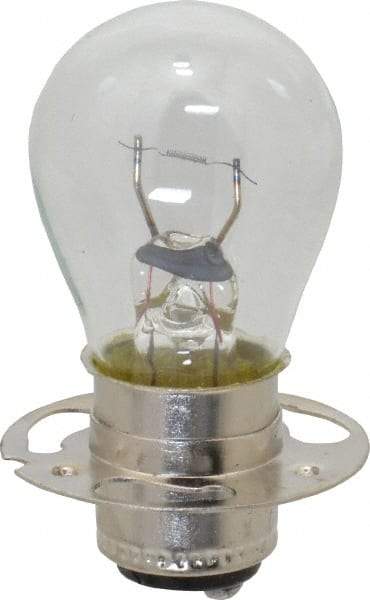 Value Collection - 18 Watt, 6.5 Volt, Incandescent Miniature & Specialty S8 Lamp - Double Contact Prefocus Base, 5 to 49 Equivalent Range, Warm (1,000 to 3,000), Dimmable, 2" OAL - Exact Industrial Supply