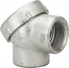 Thomas & Betts - 1-1/2" Trade, Iron Threaded Angled Rigid/Intermediate (IMC) Conduit Elbow - Noninsulated - Exact Industrial Supply