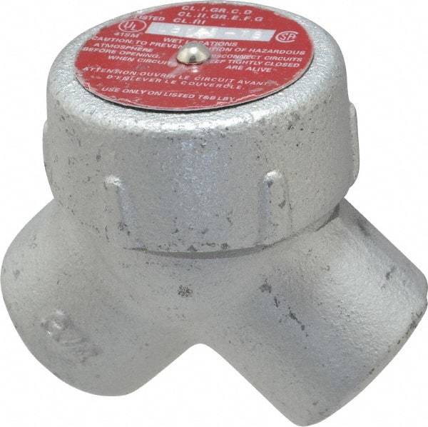 Thomas & Betts - 3/4" Trade, Iron Threaded Angled Rigid/Intermediate (IMC) Conduit Elbow - Noninsulated - Exact Industrial Supply