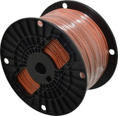 Southwire - THHN/THWN, 14 AWG, 15 Amp, 500' Long, Solid Core, 1 Strand Building Wire - Orange, Thermoplastic Insulation - Exact Industrial Supply