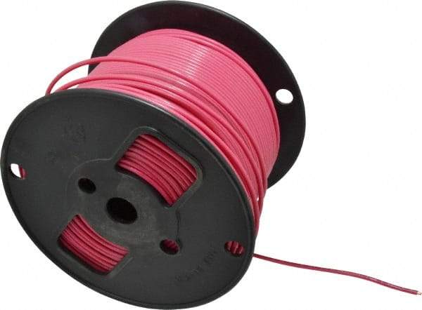 Southwire - THHN/THWN, 12 AWG, 20 Amp, 500' Long, Solid Core, 1 Strand Building Wire - Red, Thermoplastic Insulation - Exact Industrial Supply