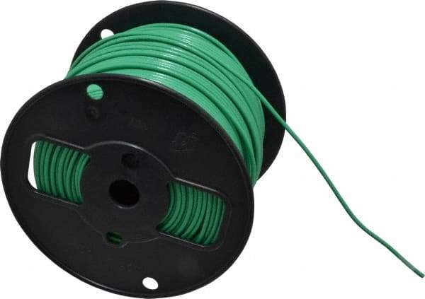 Southwire - THHN/THWN, 12 AWG, 20 Amp, 500' Long, Solid Core, 1 Strand Building Wire - Green, Thermoplastic Insulation - Exact Industrial Supply