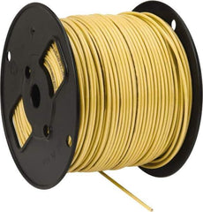 Southwire - THHN/THWN, 12 AWG, 20 Amp, 500' Long, Solid Core, 1 Strand Building Wire - Yellow, Thermoplastic Insulation - Exact Industrial Supply