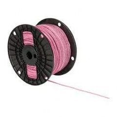 Southwire - THHN/THWN, 14 AWG, 15 Amp, 500' Long, Stranded Core, 19 Strand Building Wire - Pink, Thermoplastic Insulation - Exact Industrial Supply