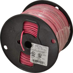 Southwire - THHN/THWN, 12 AWG, 20 Amp, 500' Long, Stranded Core, 19 Strand Building Wire - Red, Thermoplastic Insulation - Exact Industrial Supply
