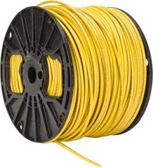 Southwire - THHN/THWN, 12 AWG, 20 Amp, 500' Long, Stranded Core, 19 Strand Building Wire - Yellow, Thermoplastic Insulation - Exact Industrial Supply