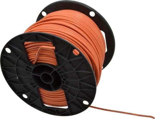 Southwire - THHN/THWN, 12 AWG, 20 Amp, 500' Long, Stranded Core, 19 Strand Building Wire - Orange, Thermoplastic Insulation - Exact Industrial Supply