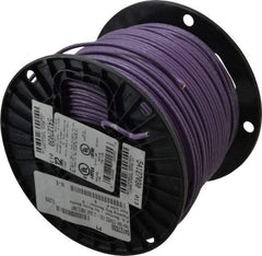 Southwire - THHN/THWN, 12 AWG, 20 Amp, 500' Long, Stranded Core, 19 Strand Building Wire - Purple, Thermoplastic Insulation - Exact Industrial Supply