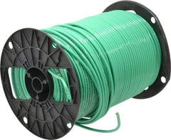 Southwire - THHN/THWN, 10 AWG, 30 Amp, 500' Long, Stranded Core, 19 Strand Building Wire - Green, Thermoplastic Insulation - Exact Industrial Supply