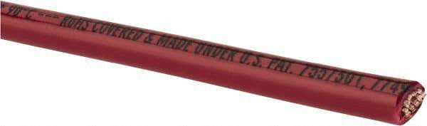 Southwire - THHN/THWN, 8 AWG, 40 Amp, 500' Long, Stranded Core, 19 Strand Building Wire - Red, Thermoplastic Insulation - Exact Industrial Supply