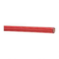 Southwire - THHN/THWN, 6 AWG, 55 Amp, 500' Long, Stranded Core, 19 Strand Building Wire - Red, Thermoplastic Insulation - Exact Industrial Supply