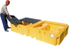 UltraTech - 535 Gallon Sump, IBC Pallet - 125 Inch Long x 62 Inch Wide x 22 Inch High, 2 Totes - Exact Industrial Supply