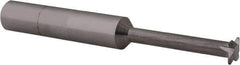 Scientific Cutting Tools - 10 TPI, Internal Single Profile Thread Mill - 1/2" Noml Diam, 0.32" Cut Diam, 3/8" Shank Diam, 4 Flute, 0.17" Neck Diam, 1.2" Neck Length, 3" OAL, Bright Finish - Exact Industrial Supply