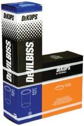 DeVilbiss - Paint Sprayer Cup - Disposable Cups and Lids, 32 Pack, Compatible with Siphon and Gravity Spray Guns - Exact Industrial Supply