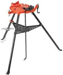 Ridgid - 1/8" to 12" Pipe Capacity, Portable Tristand Chain Vise - Exact Industrial Supply