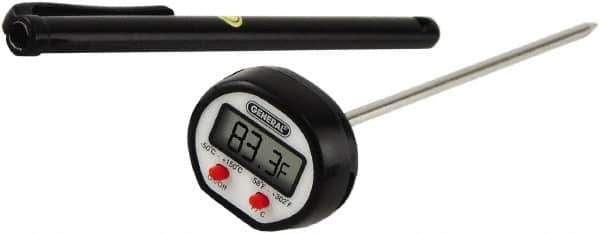 General - -40 to 302°F Digital Thermometer - Digital Display, Battery Power - Exact Industrial Supply