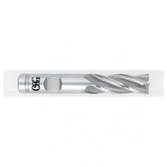 5/8 Dia. x 2-3/4 Overall Length 4-Flute Square End HSS-CO SE End Mill-Round Shank-Center Cutting-TiCN - Exact Industrial Supply