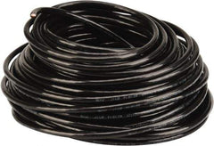 Southwire - THHN/THWN, 6 AWG, 55 Amp, 100' Long, Stranded Core, 19 Strand Building Wire - Black, Thermoplastic Insulation - Exact Industrial Supply