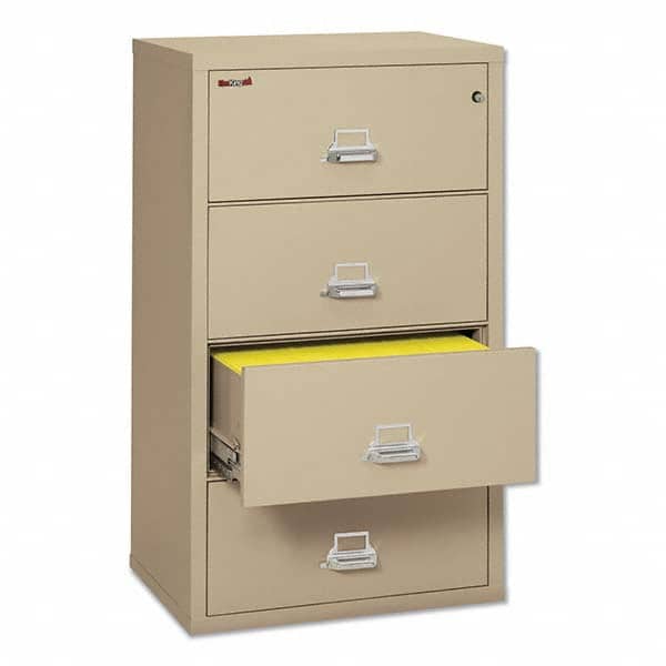 FireKing - File Cabinets & Accessories Type: Lateral Files Number of Drawers: 4 - Exact Industrial Supply