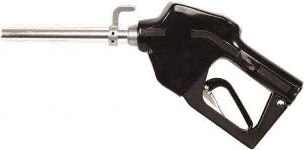 PRO-LUBE - Nozzle Repair Part - Contains Nozzle with Hook, Automatic Fuel Control Nozzle, Straight Spout, 3/4\x94 NPT (F) Inlet, For Use with Gasoline, Diesel - Exact Industrial Supply