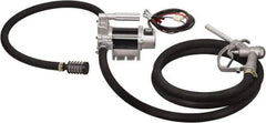 PRO-LUBE - 12 GPM, 3/4" Hose Diam, Kerosene & Diesel Pump - Aluminum Die Cast Pump, 3/4" Inlet, 3/4" Outlet, 12 VDC, 13' Hose Length, 1/4 hp - Exact Industrial Supply