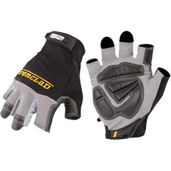 General Purpose Work Gloves: Small, Synthetic Leather Black, Smooth Grip