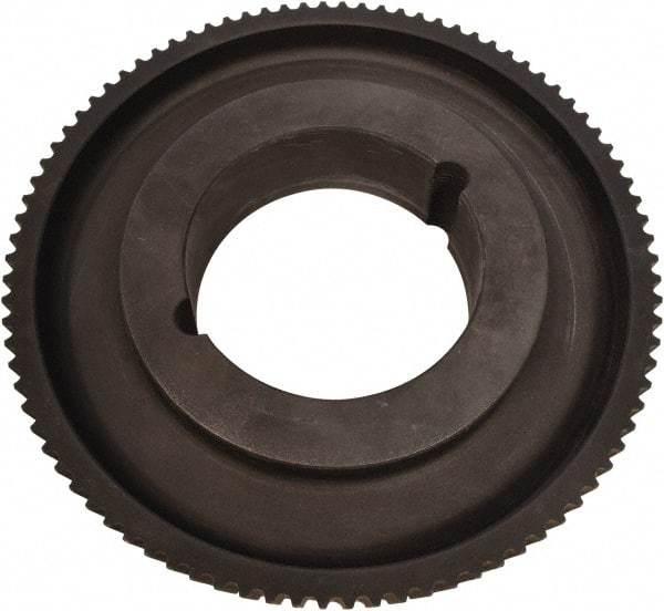 Continental ContiTech - 112 Tooth, 260" Inside x 283.61" Outside Diam, Synchronous Belt Drive Sprocket Timing Belt Pulley - 0.827" Belt Width, 8" Pitch Diam, Cast Iron, 3020TL Bushing - Exact Industrial Supply