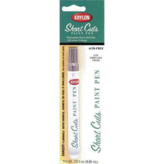 Krylon - 0.33 oz Chrome Metallic Finish Paint Pen - Pen, Direct to Metal, 742 gL VOC Compliance - Exact Industrial Supply