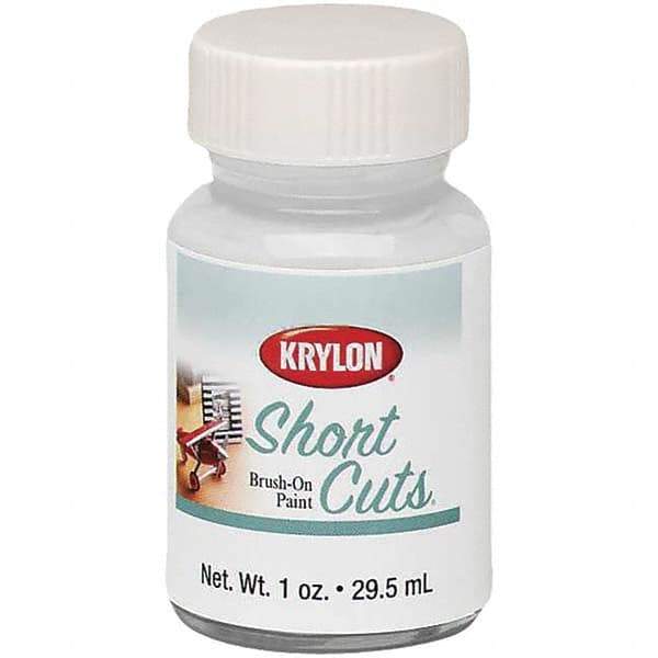 Krylon - 1 oz White Gloss Finish Paint - Brush-On, Direct to Metal, 763 gL VOC Compliance - Exact Industrial Supply