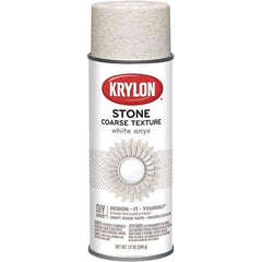 Krylon - White Onyx, Textured, Craft Paint Spray Paint - 12 oz Container - Exact Industrial Supply