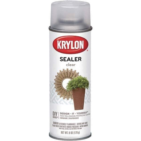 Krylon - Clear, Gloss, Protective Coating Spray Paint - 6 oz Container - Exact Industrial Supply