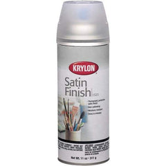 Krylon - Clear, Satin, Craft Paint Spray Paint - 11 oz Container - Exact Industrial Supply