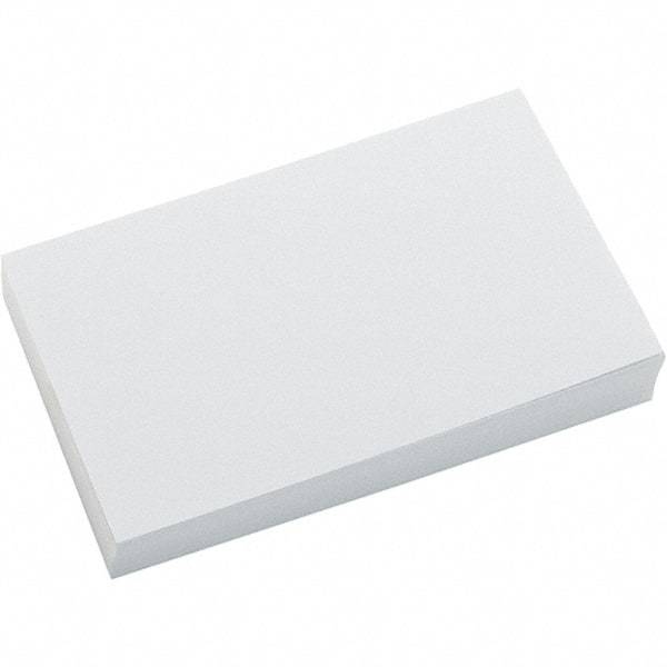 UNIVERSAL - 100 Index Cards - 3 x 5" - Exact Industrial Supply