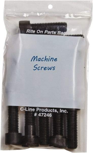 C-LINE - 4 x 10-7/8", 2 mil Self-Seal Reclosable Bags - Clear - Exact Industrial Supply