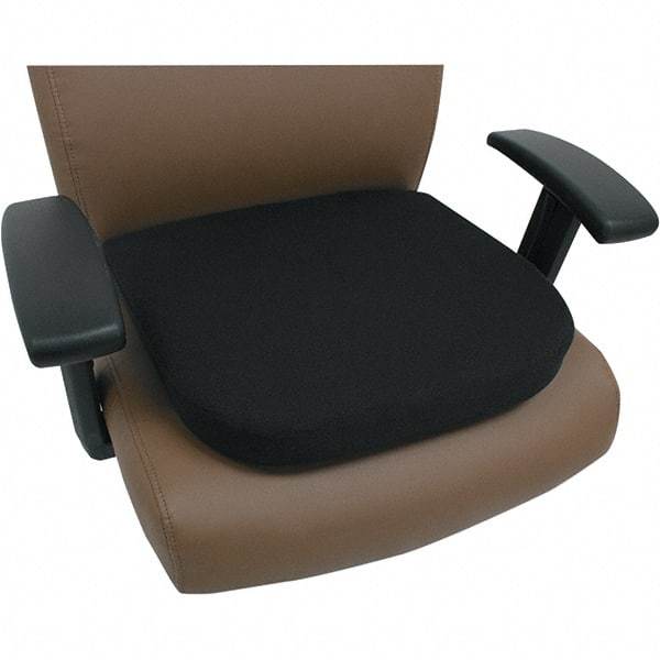 ALERA - Black Seat Cushion - For Office Chairs, Car Seat & Home Use - Exact Industrial Supply