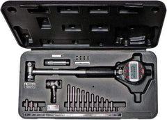 SPI - 1.4 to 6", 6" Deep, Electronic Bore Gage - Up to 0.0005" Accuracy, 0.00005" Resolution, Data Output, Includes Indicator - Exact Industrial Supply