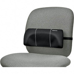 FELLOWES - Black Back Support - For Office Chairs, Car Seat & Home Use - Exact Industrial Supply
