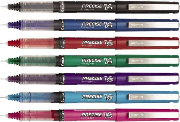 Pilot - Precision Point Roller Ball Pen - Assorted Colors - Exact Industrial Supply